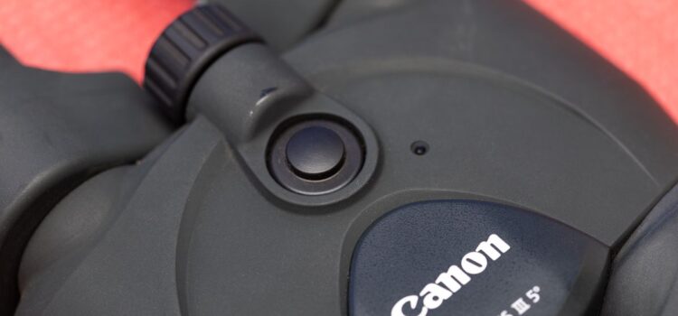The button on Canon’s image-stabilized binoculars unlocked superhuman sight