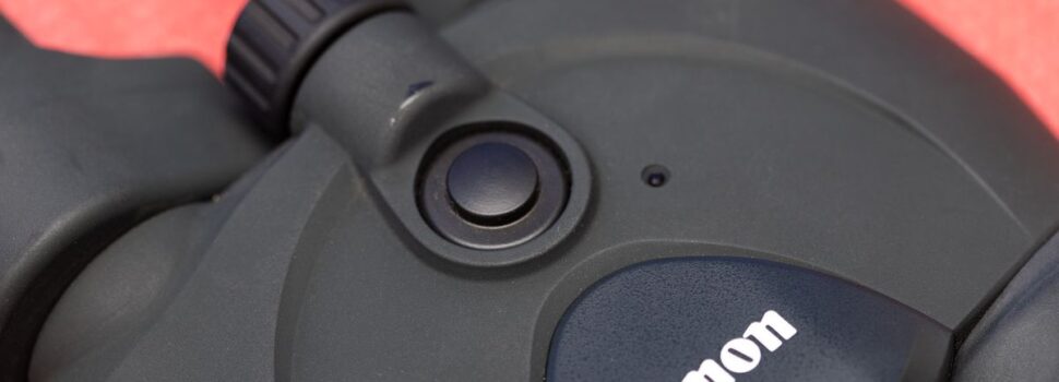 The button on Canon’s image-stabilized binoculars unlocked superhuman sight