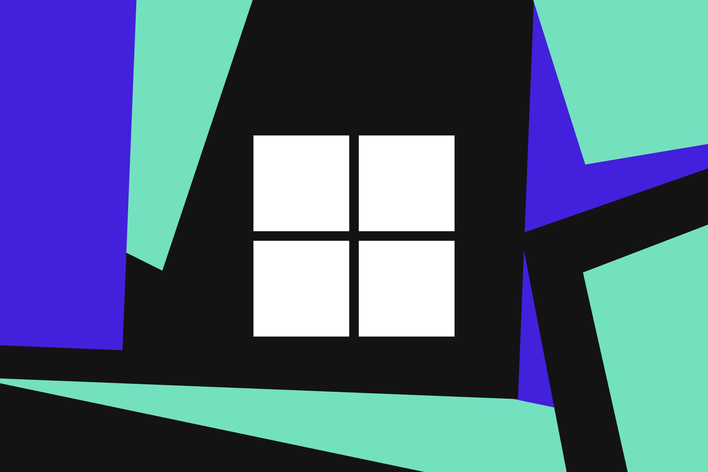 Illustration of Microsoft’s Windows logo